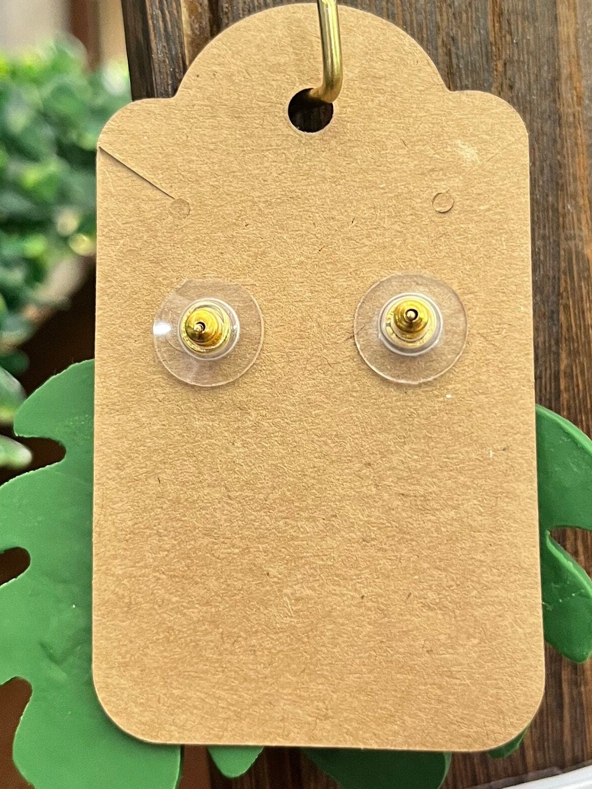 Clay Frog on Leaf Earrings Polymer Clay Mother’s Day anniversary birthday gift