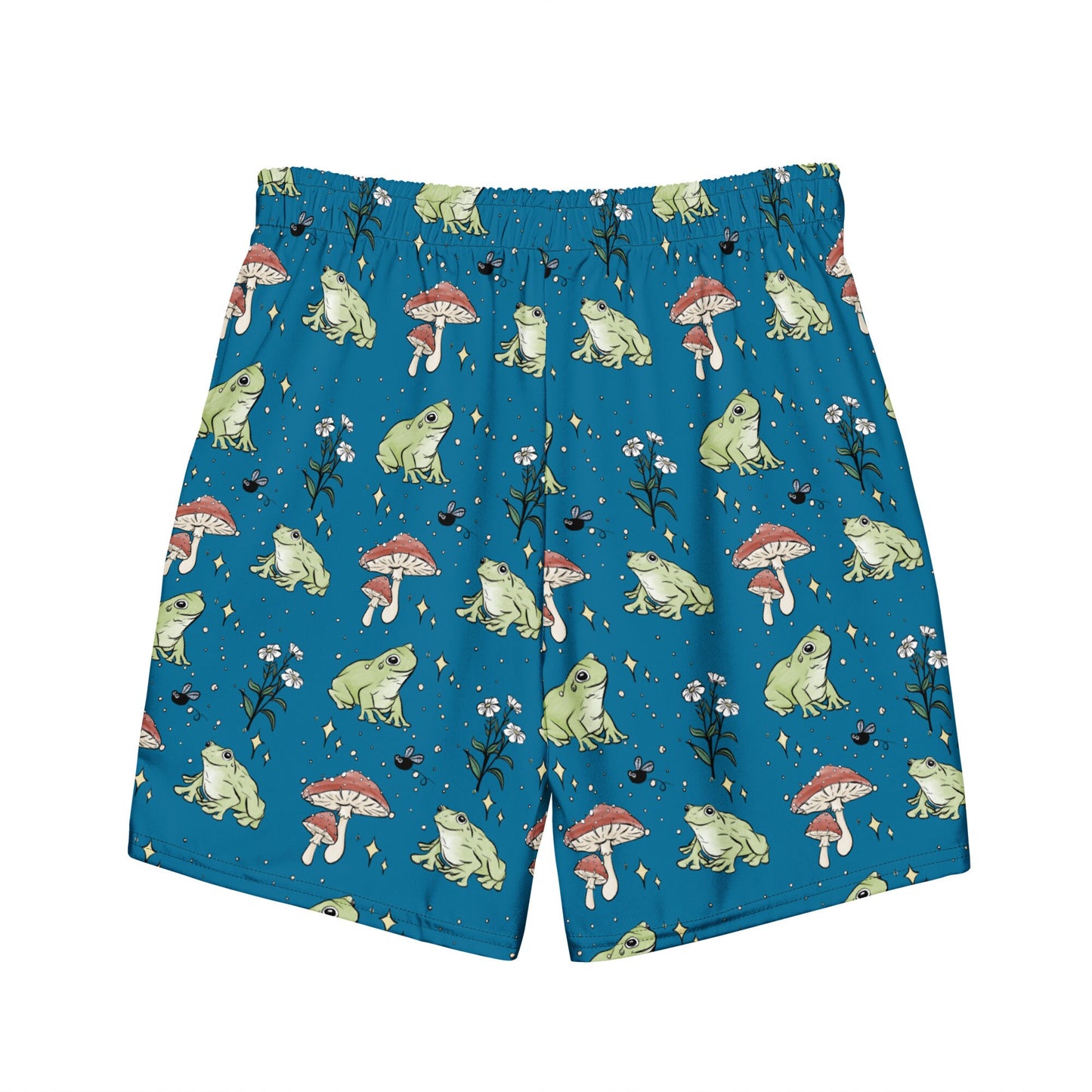 Frog and Mushroom Men's swim trunks | Recycled Material