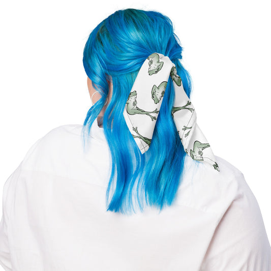 Frog Bandana | All-over print bandana | Hair Accessory | Pet Bandana | Rave Festival Wear