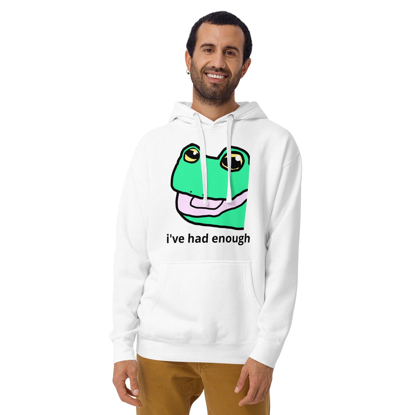 I've had enough - Frog Meme (Light) Unisex Hoodie