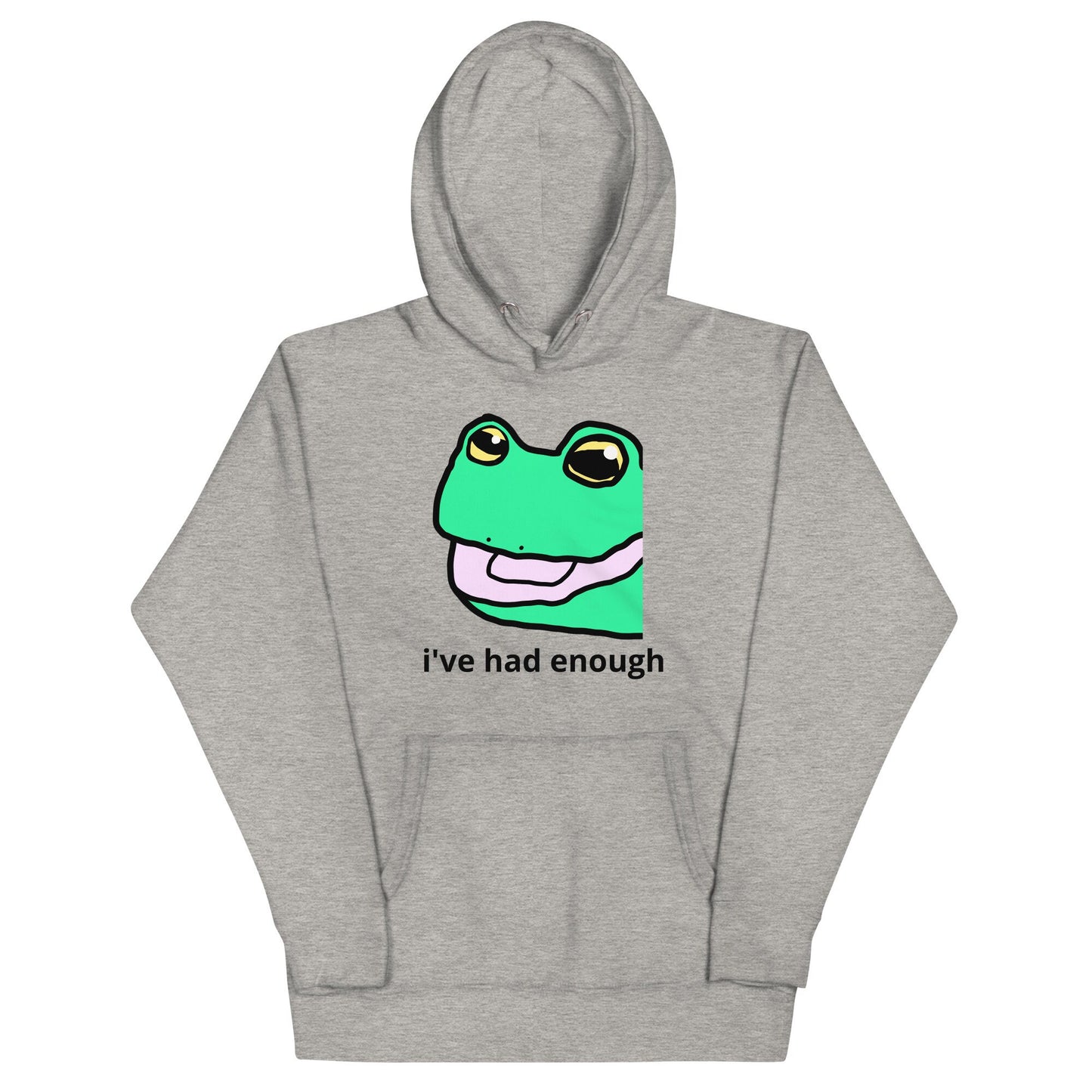 I've had enough - Frog Meme (Light) Unisex Hoodie