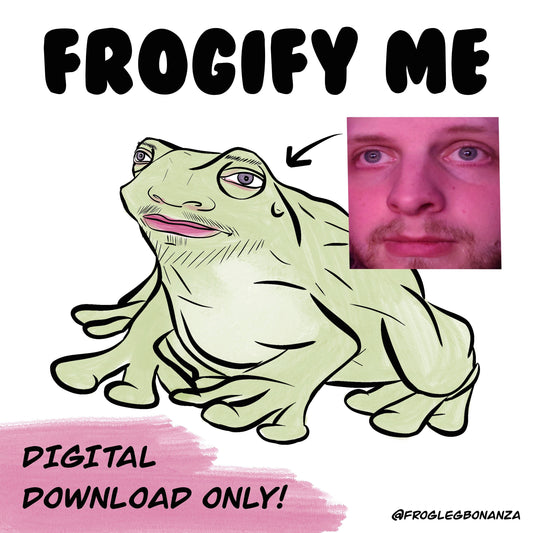 FROGIFY Me | Custom Frog Caricature | Become A Frog