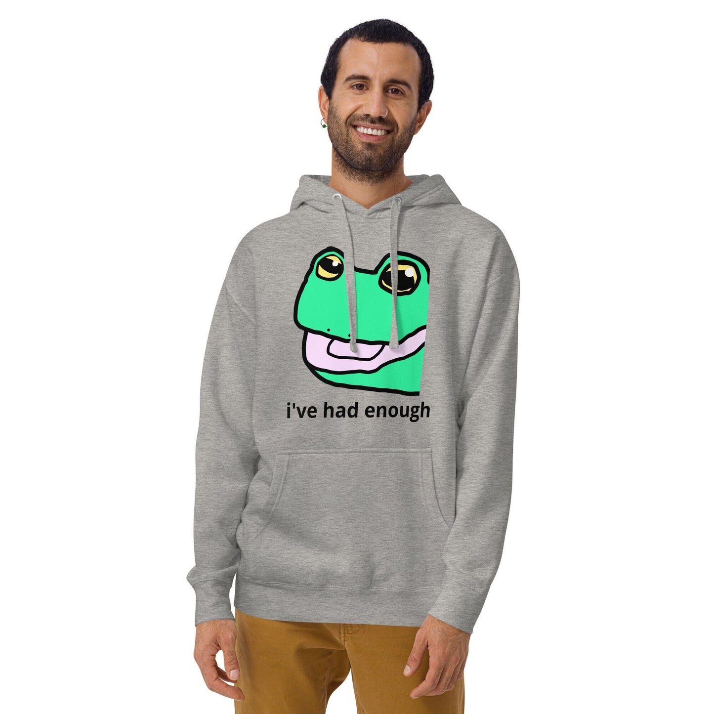 I've had enough - Frog Meme (Light) Unisex Hoodie