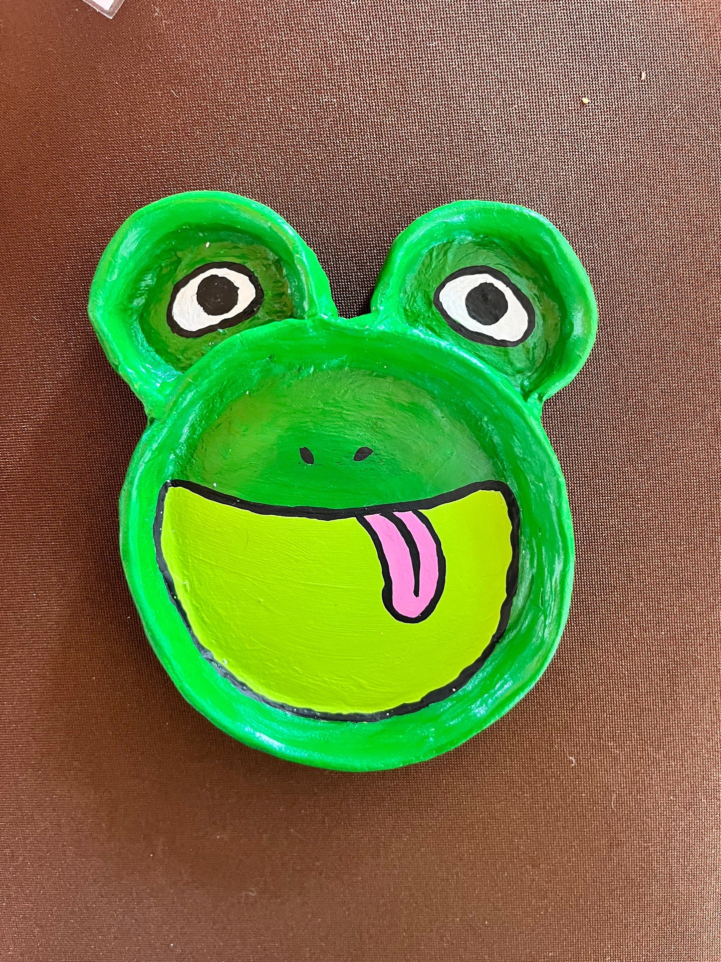 Frog Pal Trinket Dish Jewelry Change Holder