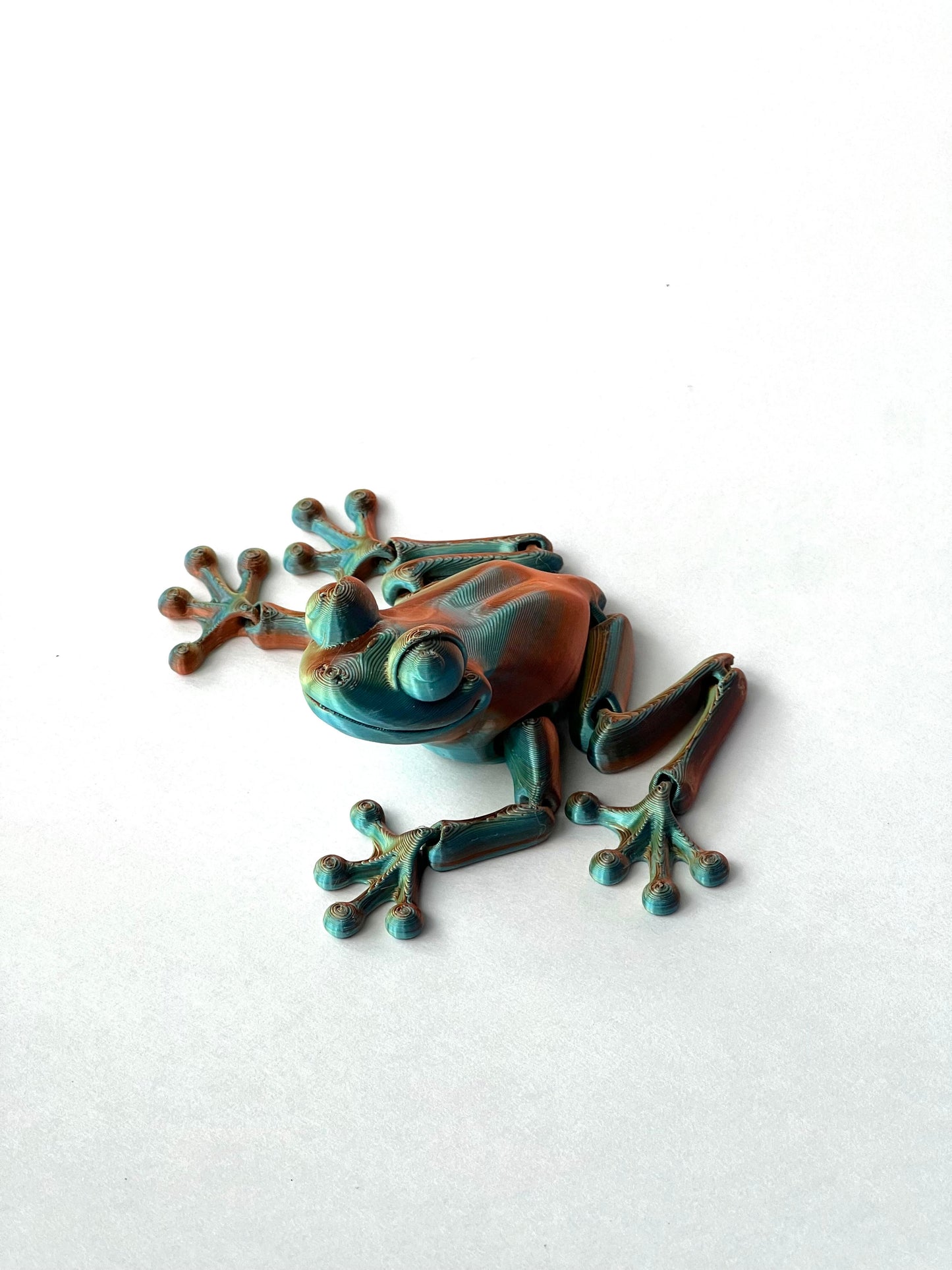 Flexi Frog | Articulated Frog Fidget Sensory Toy | 3D Printed Collectable | VERIFIED FLEXI FACTORY SELLER