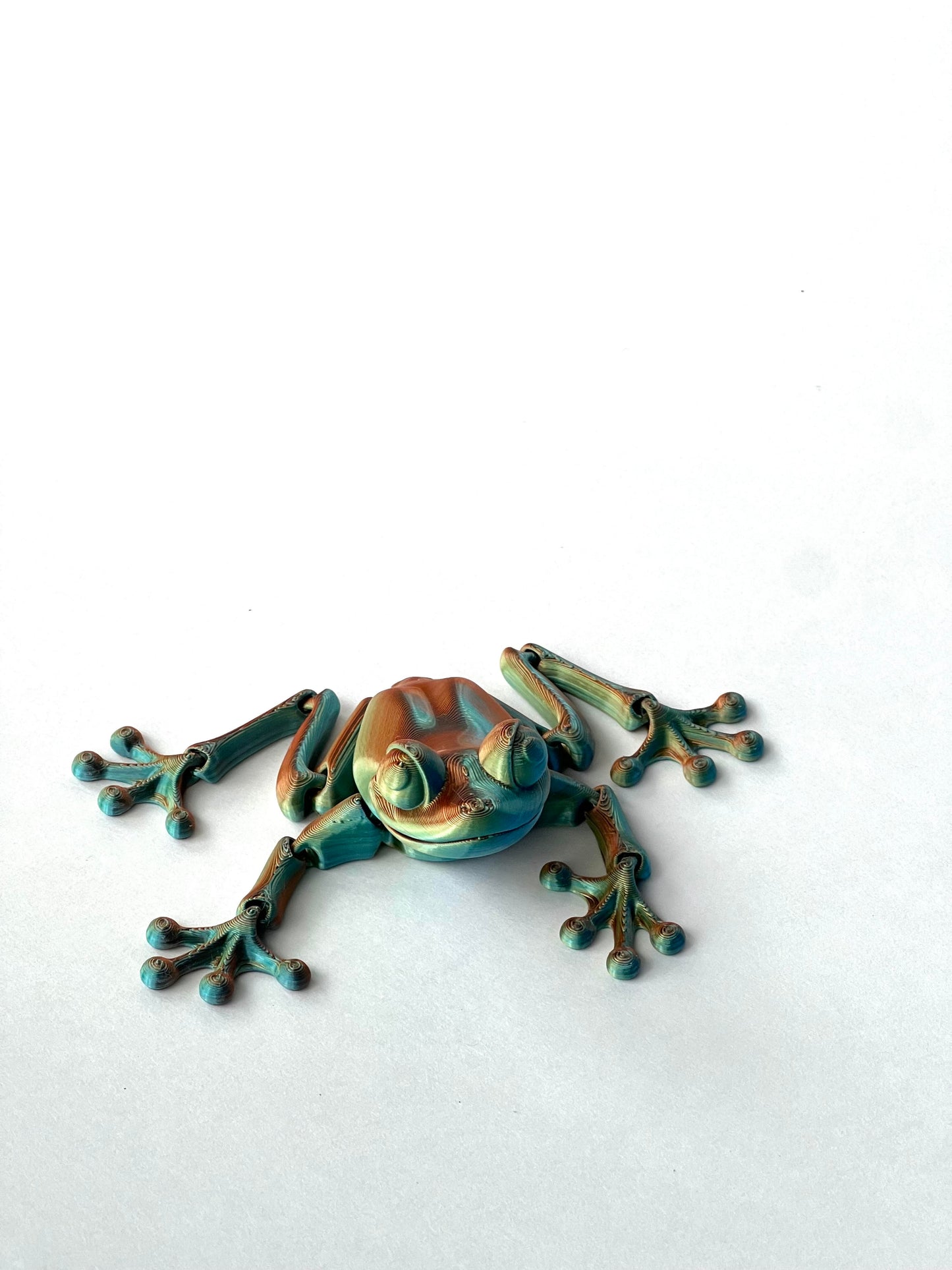 Flexi Frog | Articulated Frog Fidget Sensory Toy | 3D Printed Collectable | VERIFIED FLEXI FACTORY SELLER