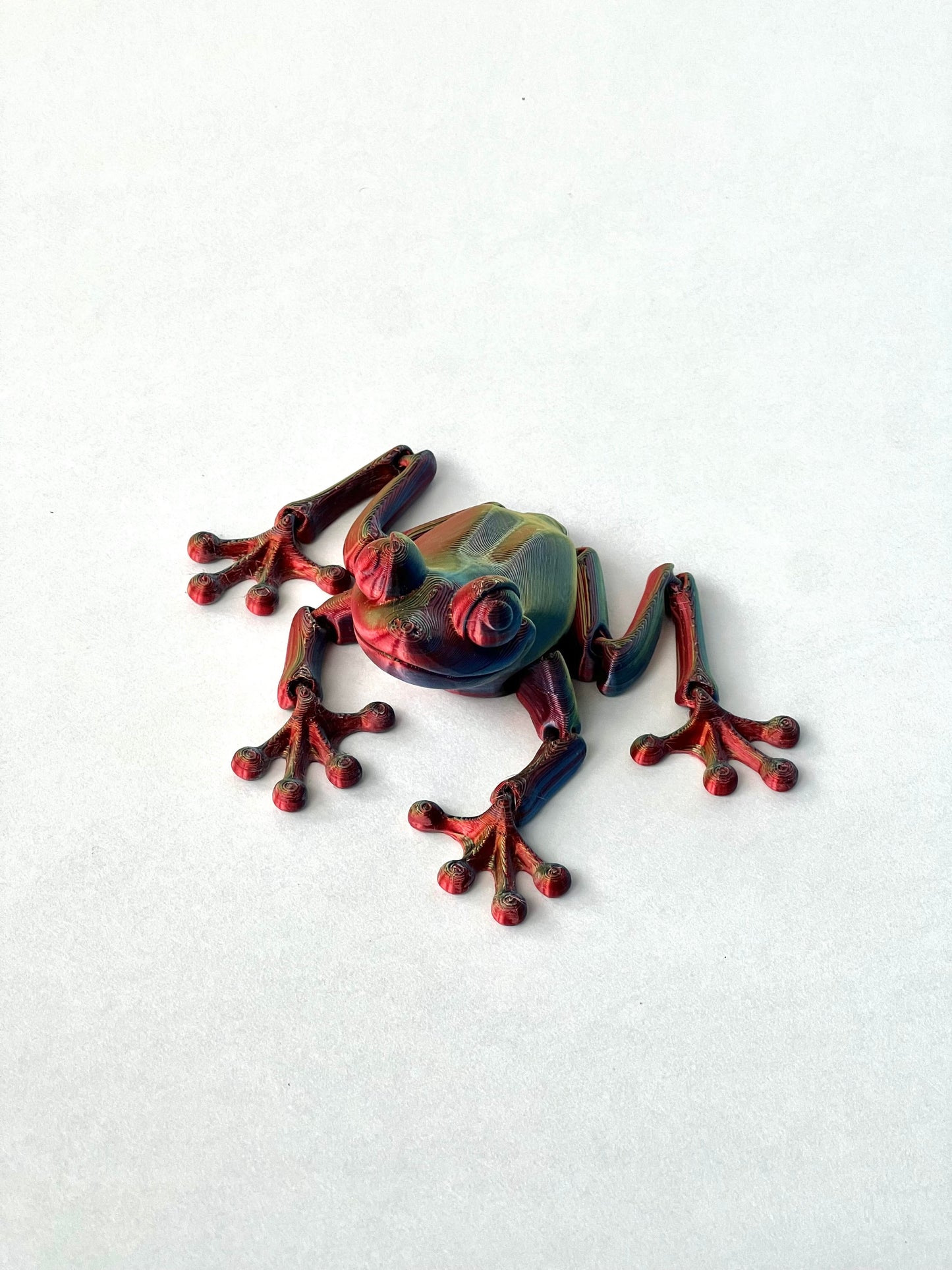 Flexi Frog | Articulated Frog Fidget Sensory Toy | 3D Printed Collectable | VERIFIED FLEXI FACTORY SELLER